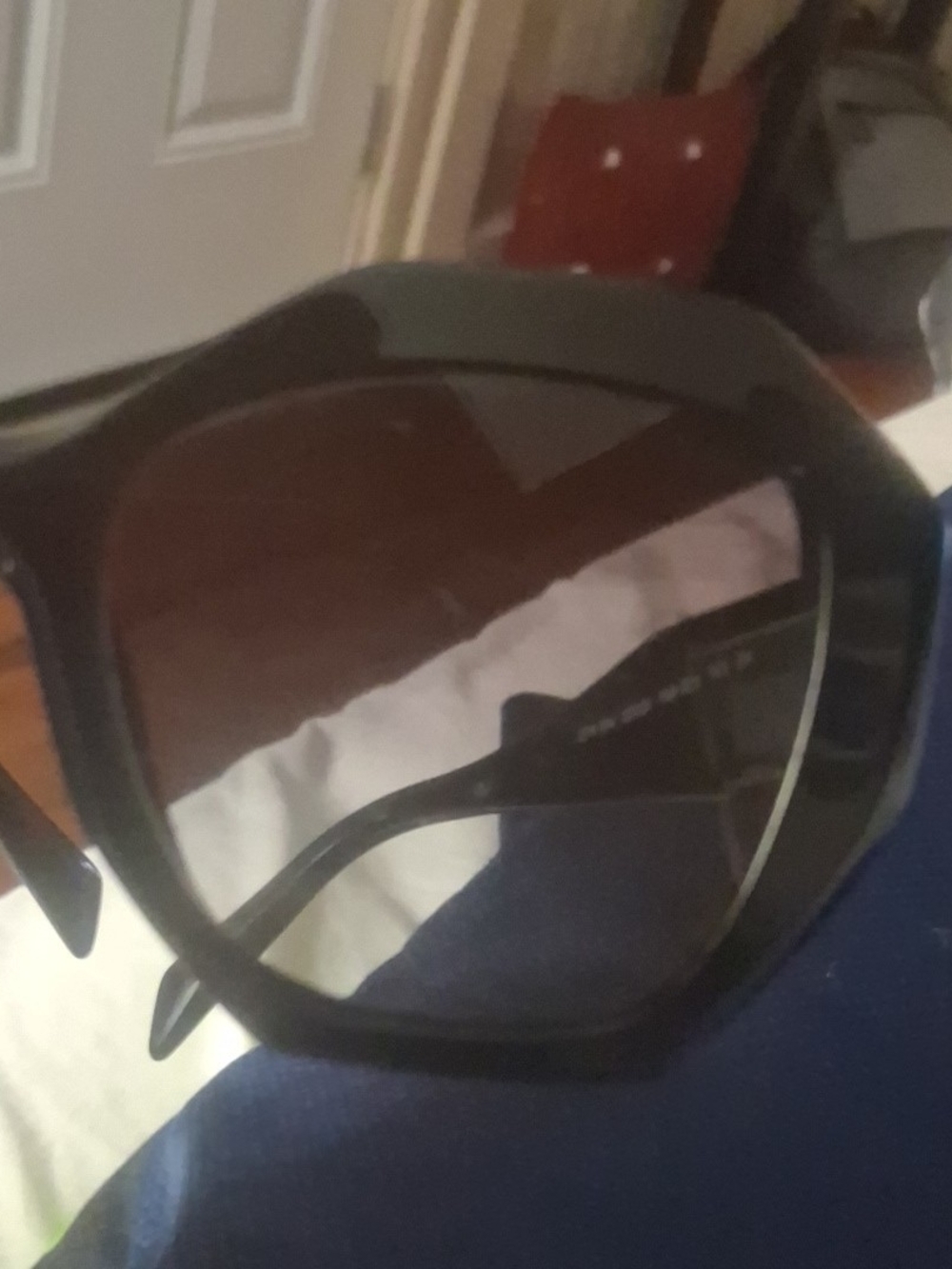 Prada Black Octagonal Women’s Sunglasses - Picture 5 of 12